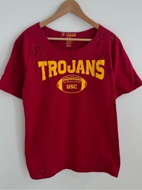 USC Trojans College Off The Shoulder T-shirt
